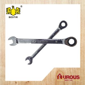 BESTIR COMMON RING SPANNER C/W ONE SIDE RATCHET 10-15MM
