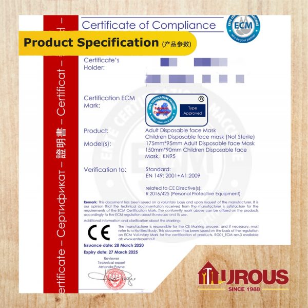 3-PLY CHILDREN EAR LOOP DISPOSABLE ELASTIC TYPE FACE MASK (50 PCS/BOX) - Image 4