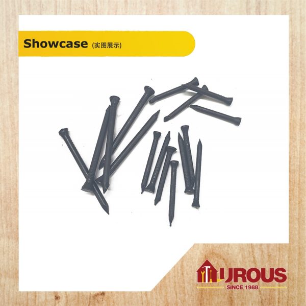 Concrete Nail 2mm/2.5mm/3.4mm (Black) (S) - 90pcs+-/box - Image 3