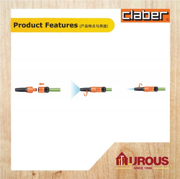 CLABER JET SPRAY NOZZLE GCB-8617 - Image 2
