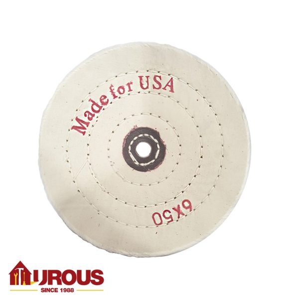 White Sewing Buffing Mop Wheel (Arbor Size) - Image 2