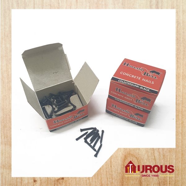 Concrete Nail 2mm/2.5mm/3.4mm (Black) (S) - 90pcs+-/box