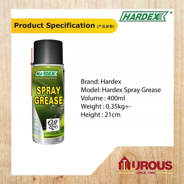 HARDEX HD600 SPRAY GREASE 400ML - Image 5