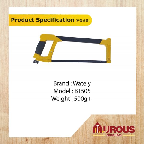 WATELY H/D HACKSAW FRAME (SET) BT505 - Image 5