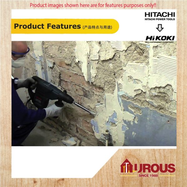 HITACHI HIKOKI HEXAGONAL HACKING CHISEL - (FLAT / POINT) - Image 5