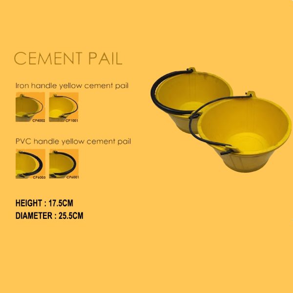 Koyomat Pvc Yellow Cement Pail Bucket Simen Baldi Kuning - Image 5