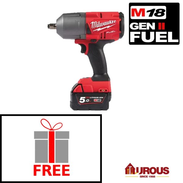 Milwaukee M18 Gen 2 Fuel  High Torque Impact Wrench 1/2'' FHIWF 502C - Image 4