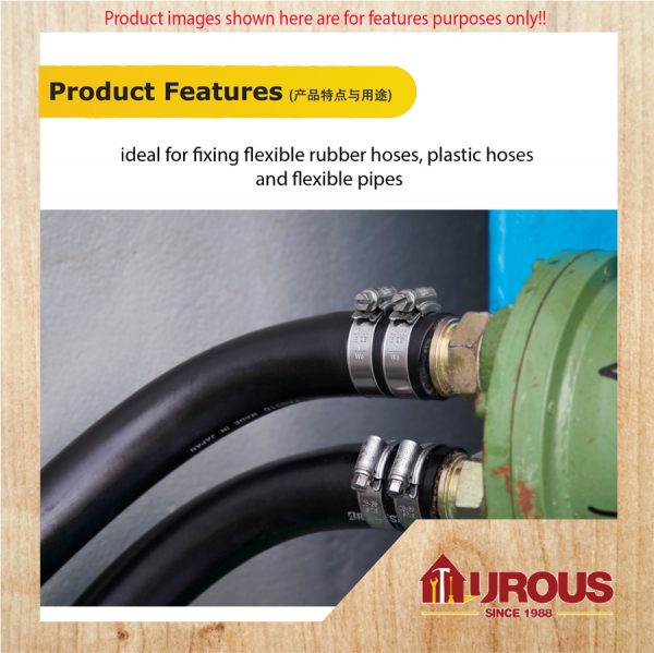 ORBIT HOSE CLIP No.1 / No.MOO / No.O / No.OO / No.OX - (one box)