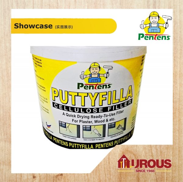PENTENS PUTTY FILLA (EXTERIOR & INTERIOR) 0.5KG / 1.5KG - Image 2