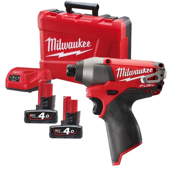 Milwaukee M12 Fuel Cordless Hex Impact Driver M12 CID 402C - Image 2