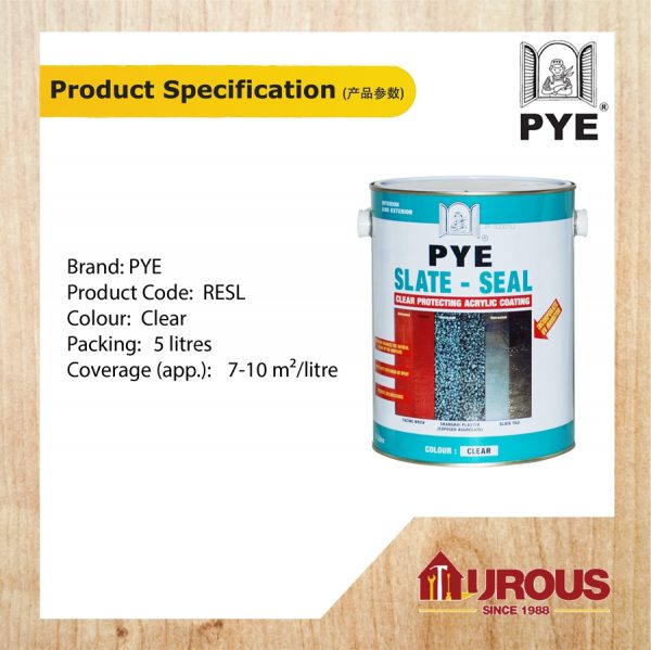 PYE SLATE SEAL (CLEAR) 5LITRE - Image 5