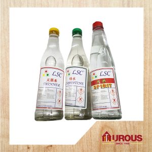 LSC BRAND THINNER 325ML/ TURPENTINE 325ML/ SHELLAC SPIRIT 400ML