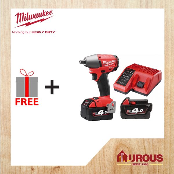 Milwaukee M18 1/2'' Fuel Impact Wrench M18 CIW12-402C + EXTRA FREE MILWAUKEE GIFT