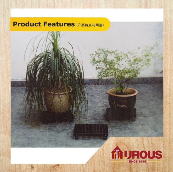 KOYOMAT MOVABLE FLOWER POT STAND (6" x 12" / 9" x 12") - Image 2