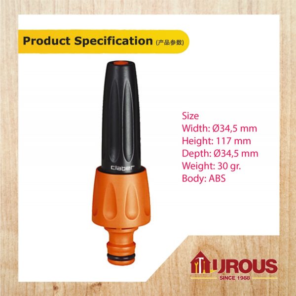 CLABER JET SPRAY NOZZLE GCB-8617 - Image 3
