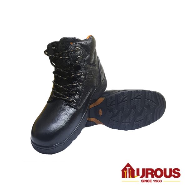 Tanker Safety Shoes Mid Cut 1603-2 Black Leather - Image 2