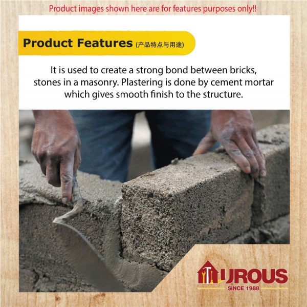 CEMENT / Simen Biasa for Concrete Wall Touch Up DIY 5KG - Image 3