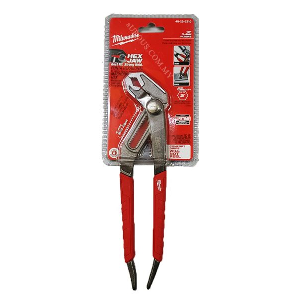 MILWAUKEE TONGUE & GROOVE PLIERS 10'' 48-22-6210 / 12'' 48-22-6212 - Image 2