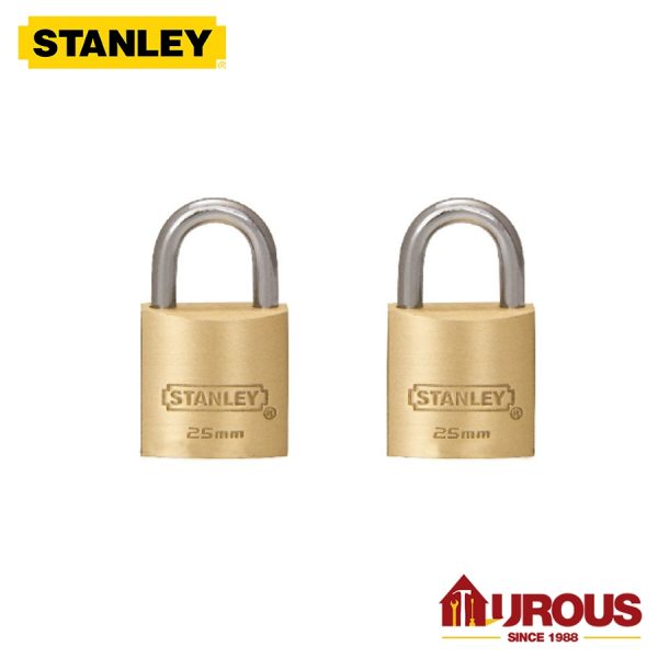 Stanley Key Alike Brass Padlock S827-403 S827-405 - Image 5