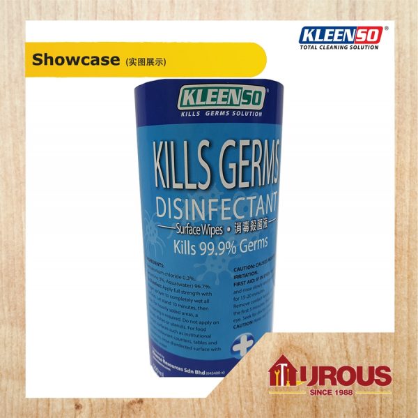 KLEENSO 99.9% KILLS GERMS WATER BASE DISINFECTANT LIQUID SPRAY 500ML - Image 2