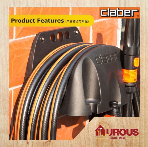 CLABER ECO O GCB-8866 HOSE WALL HANGER BRACKET - Image 2