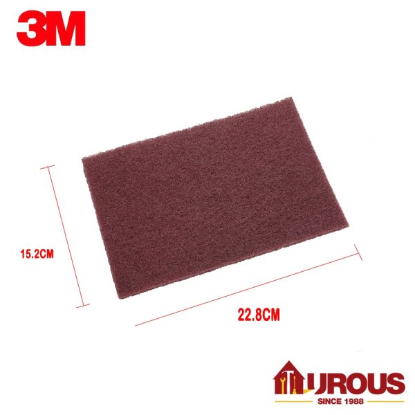 Scotch Brite 3M Scourer Red Hand Pad (5 pcs per pack) 7447 - Image 5