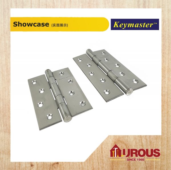 KEYMASTER STEEL FINISHING HINGES / ENGSEL PINTU 4'' 5'' ( 1 PAIR ) - Image 4