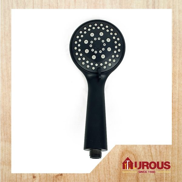 NEW BRAND PVC BLACK SHOWER HEAD #1006 WSW1008