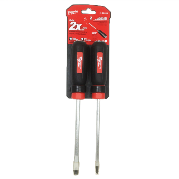 Milwaukee 2pcs Set Steel Cap Demolition Screwdriver 48-22-2002 - Image 2