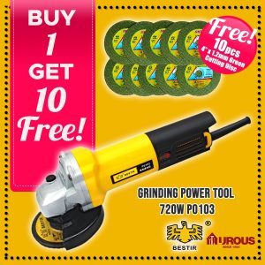 Bestir wired angle grinder back switch 720w P0103 11000 RPM