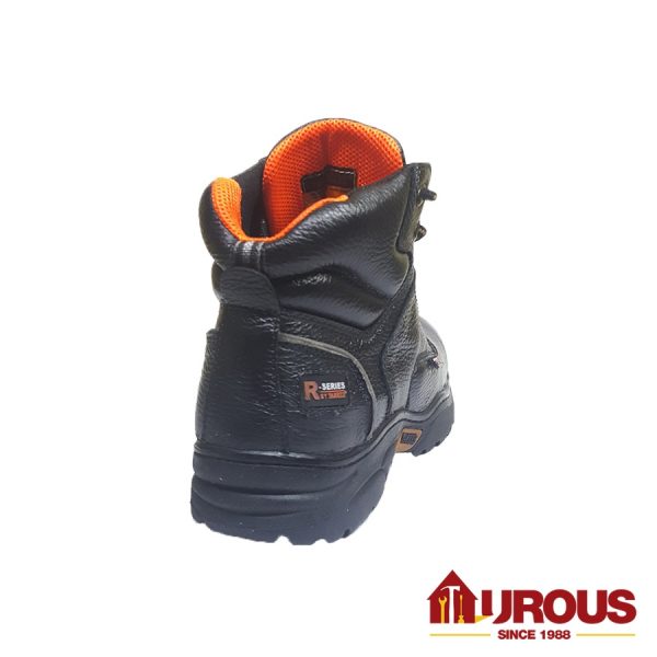 Tanker Safety Shoes Mid Cut 1603-2 Black Leather - Image 3