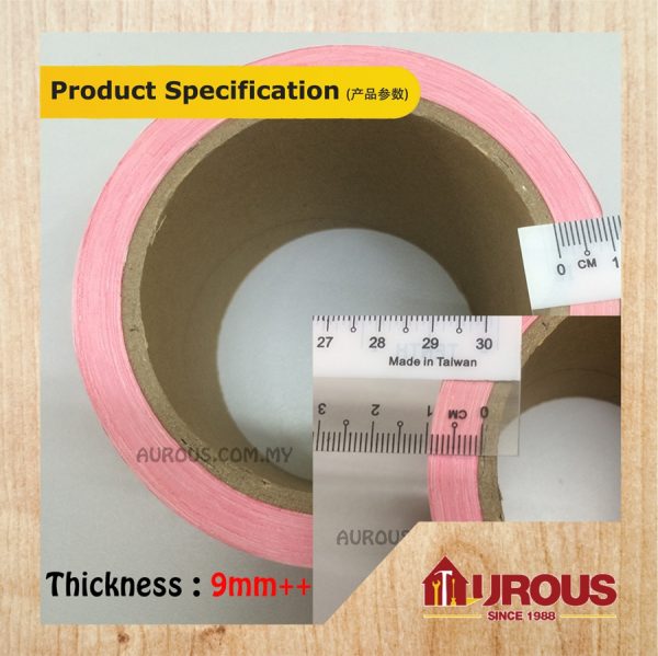 Caution Tape Hazzard Tape Warning Tape (2'' , 3'' x 70m)Red/White - Image 5