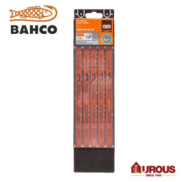 BAHCO HACKSAW BLADE (REFILL) [ORANGE] SANDFLEX  12" x 18T and 24T BI-METAL SAW BLADE MODEL:3906 (1PC) - Image 5