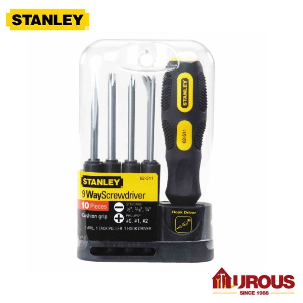 Stanley 9 Way Screwdriver Set 62-511 - Image 5