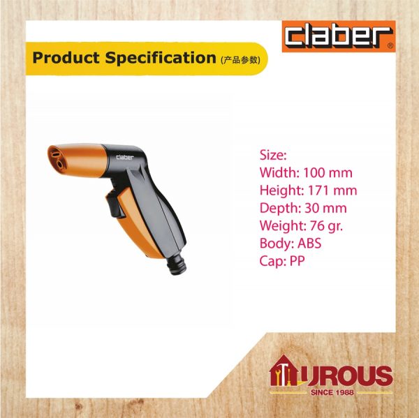 CLABER ELEGANT DUAL JET PISTOL 9081 - Image 3