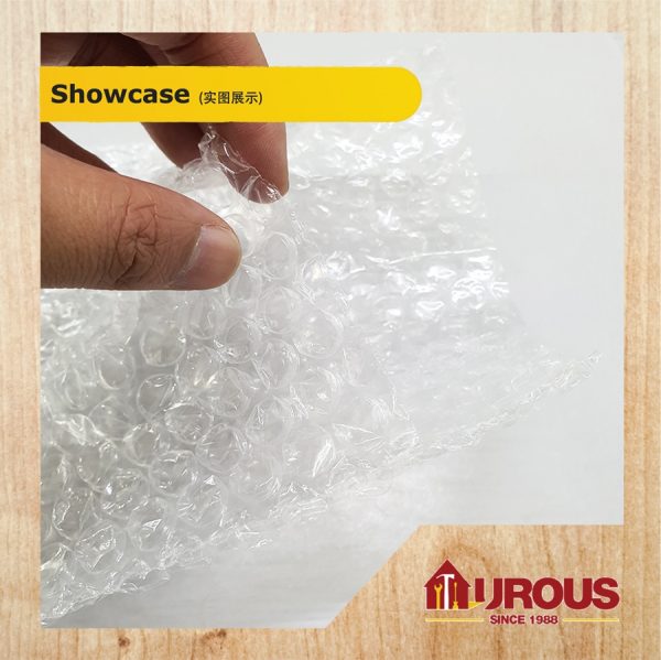 AIR BUBBLE BAG SINGLE LAYER WITH FLAP TRANSPARENT COLOUR (S/L) [10pcs/pack] - Image 3