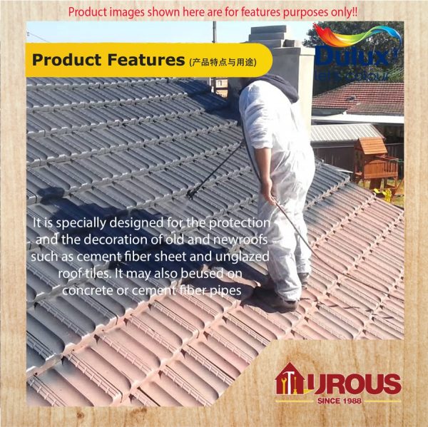 DULUX WEATHERSHIELD ROOF 5 LITRE (ROOFSHIELD) - Image 2