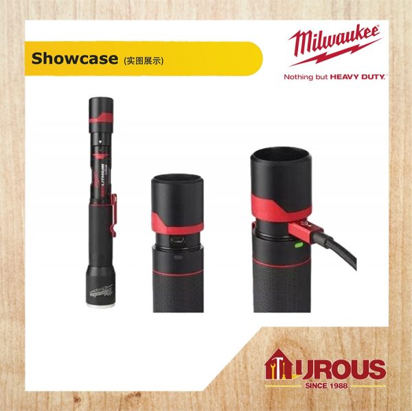 MILWAUKEE L4 MLED-201 SLIDING BEAM USB RECHARGEABLE COMPACT FLASHLIGHT 700 LUMENS - Image 4