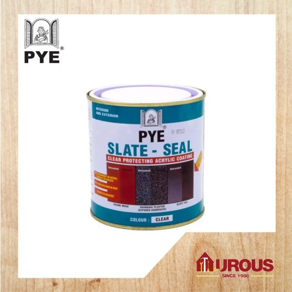 PYE SLATE-SEAL CLEAR PROTECTING ACRYLIC SEALER SHINING PROTECTOR (1 LITRE)