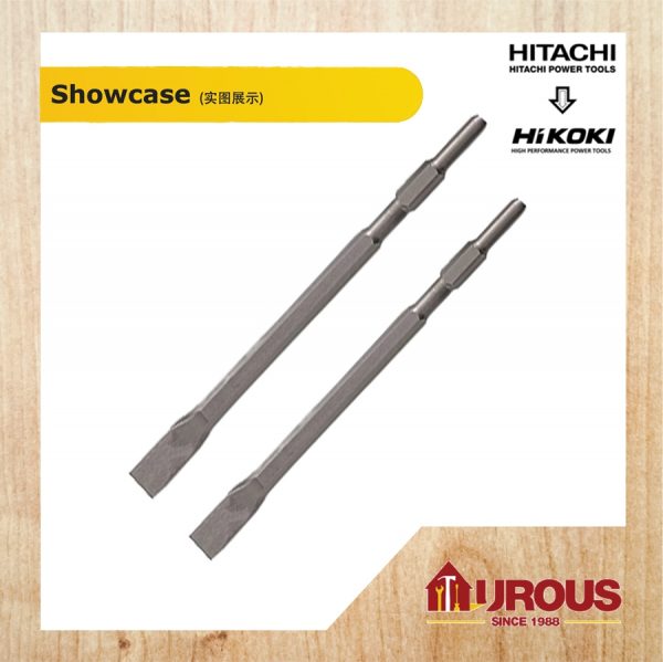 HITACHI HIKOKI HEXAGONAL HACKING CHISEL - (FLAT / POINT) - Image 2