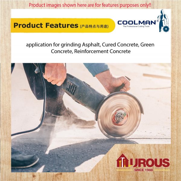 COOLMAN DUALBOND SYSTEM LASER WELDED BLADE DIAMOND DISC 12'/300MM DBS-300S - Image 2