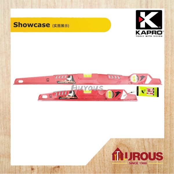 KAPRO 920 SHARK SERIES ULTIMATE MASON'S LEVEL/SPIRIT LEVEL/PROFESSIONAL WATER LEVEL 16"=40CM 920-40 / 24"=60CM 920-60 - Image 5