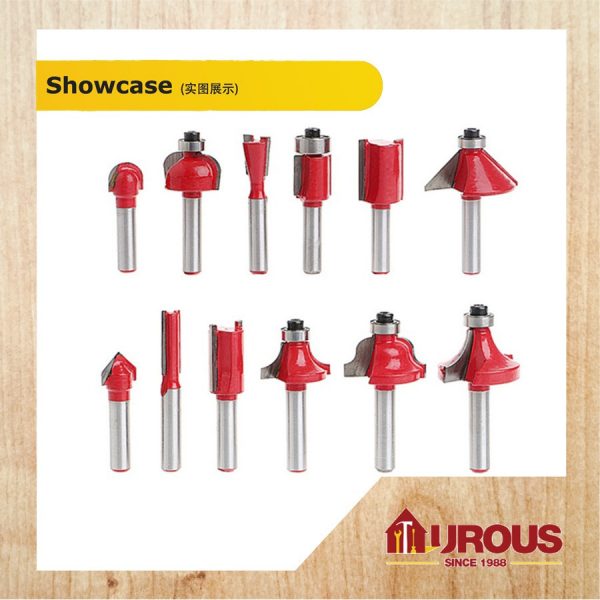 12PCS ROUTER BIT SET 6.35MM (270401) - Image 5