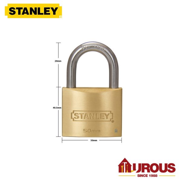 Stanley Key Alike Brass Padlock S827-408 S827-411 - Image 3