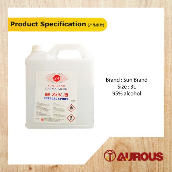 SUN BRAND SHELLAC SPIRIT 3L - Image 2