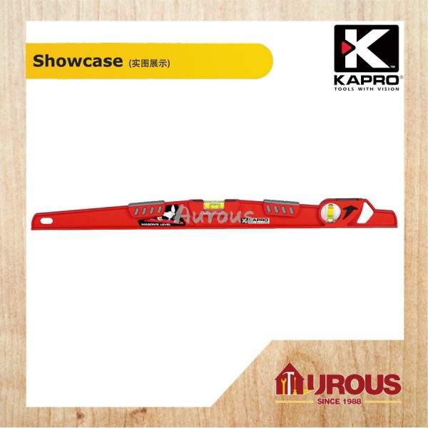 KAPRO 920 SHARK SERIES ULTIMATE MASON'S LEVEL/SPIRIT LEVEL/PROFESSIONAL WATER LEVEL 16"=40CM 920-40 / 24"=60CM 920-60 - Image 2