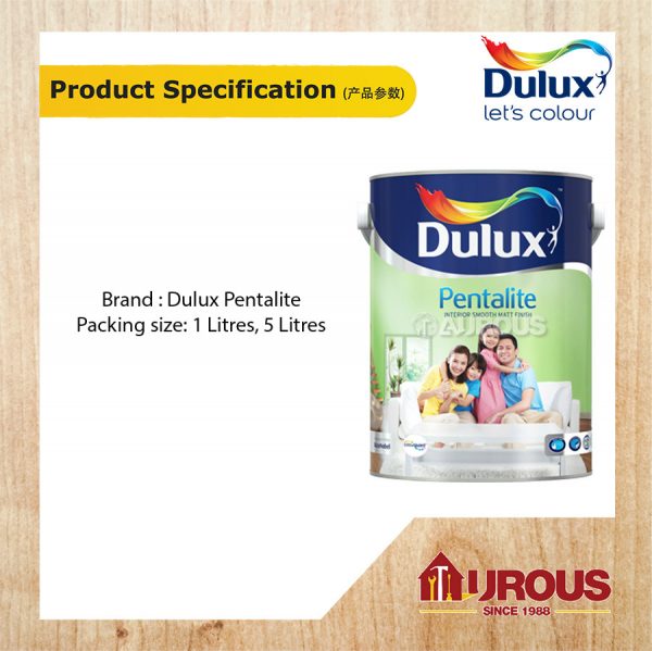 DULUX PENTALITE CLASSIC 1 LITRE(OTHERS COLOUR SERIES) - Image 9