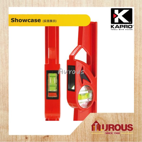 KAPRO 920 SHARK SERIES ULTIMATE MASON'S LEVEL/SPIRIT LEVEL/PROFESSIONAL WATER LEVEL 16"=40CM 920-40 / 24"=60CM 920-60 - Image 3