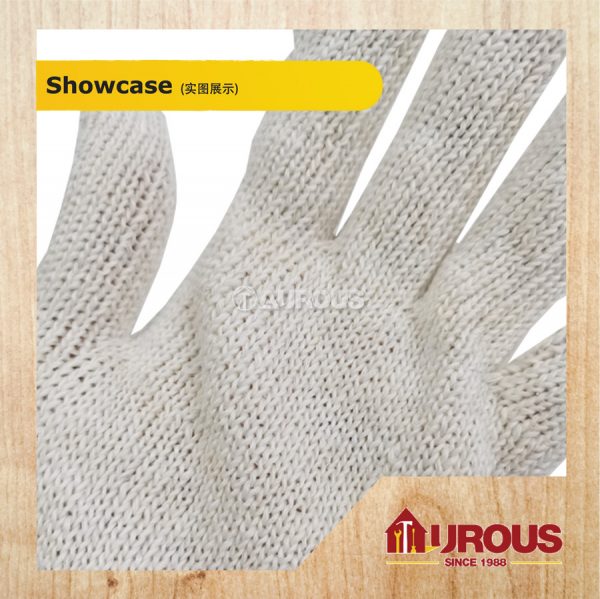 KNITTED COTTON HAND GLOVES #105 - Image 3
