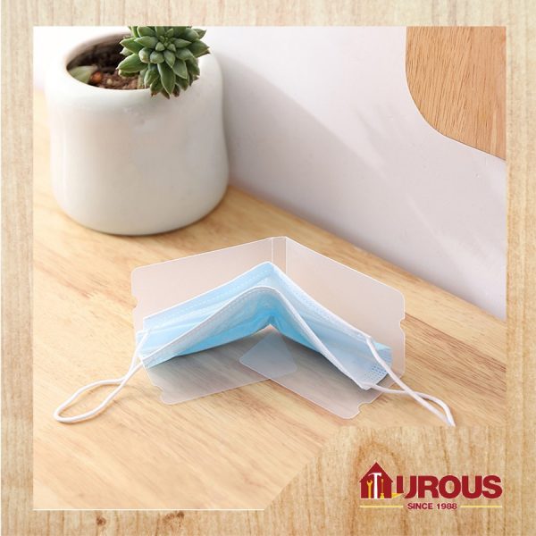 PORTABLE FACE MASK PLASTIC STORAGE FOLD COVER HOLDER DUST AND MOISTURE PROOF (10PCS)